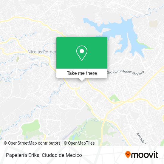 Papelería Erika map