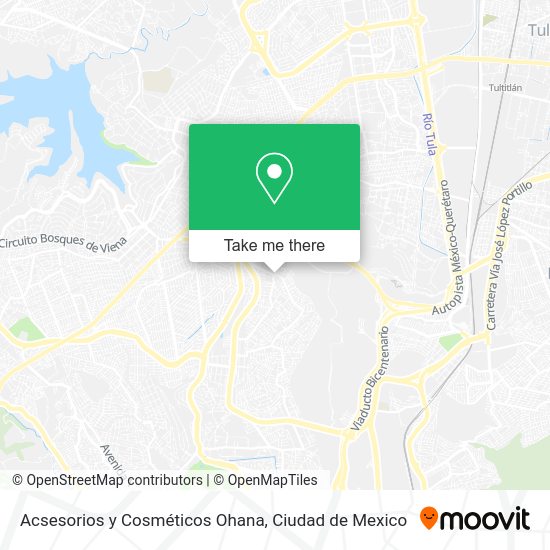 Mapa de Acsesorios y Cosméticos Ohana