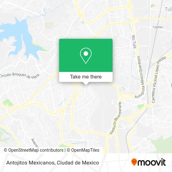 Antojitos Mexicanos map