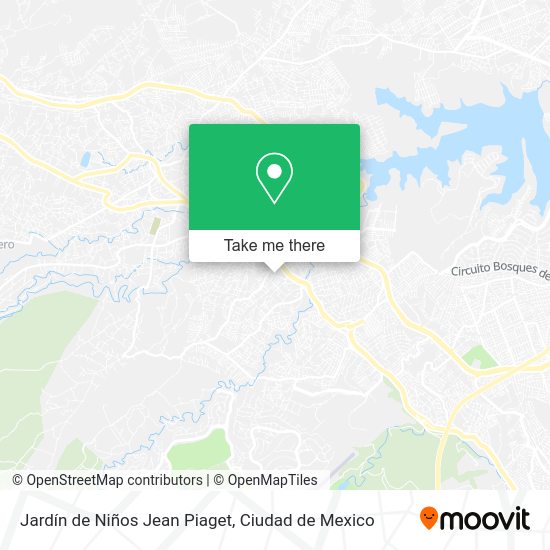 Mapa de Jardín de Niños Jean Piaget