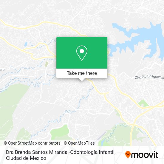 Dra Brenda Santos Miranda -Odontología Infantil map