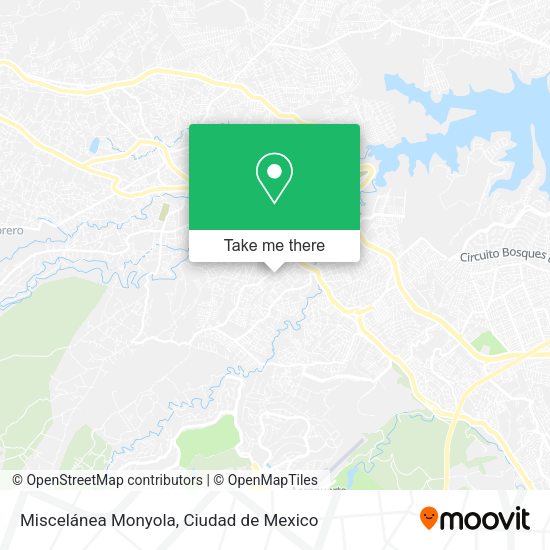 Miscelánea Monyola map