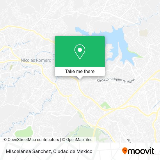 Miscelánea Sánchez map