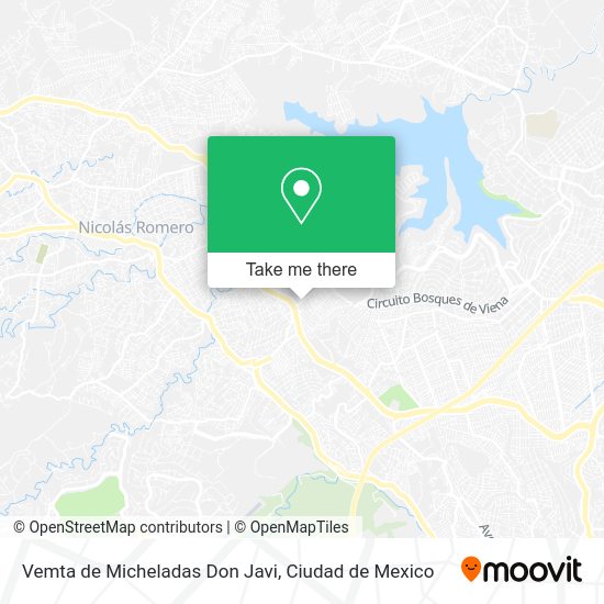 Mapa de Vemta de Micheladas Don Javi
