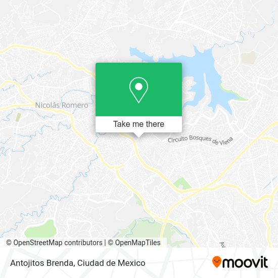 Antojitos Brenda map