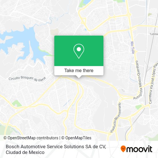 Bosch Automotive Service Solutions SA de CV map