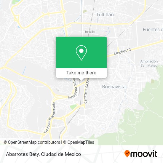 Abarrotes Bety map
