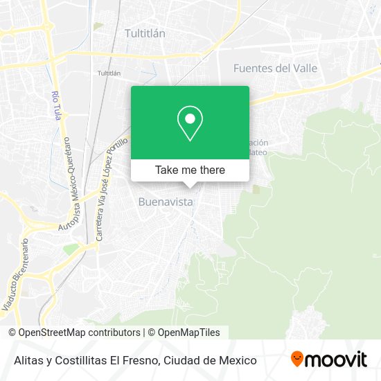 Alitas y Costillitas El Fresno map