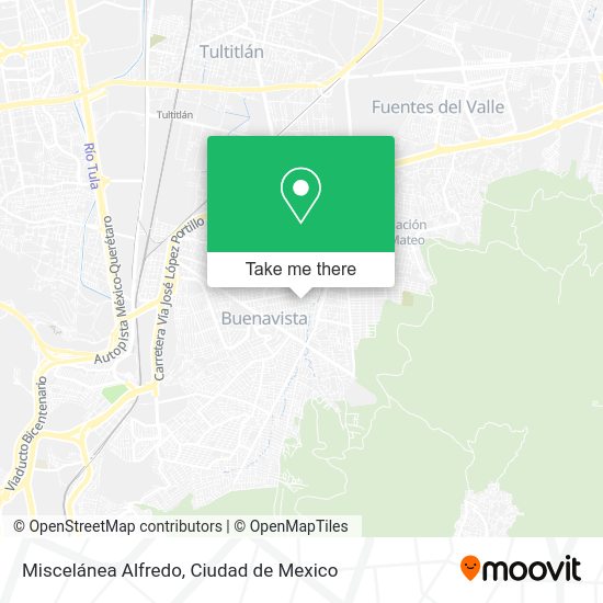 Mapa de Miscelánea Alfredo