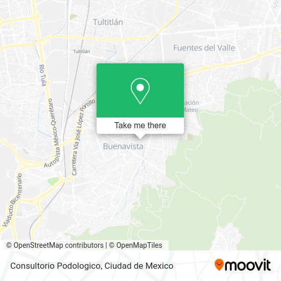 Consultorio Podologico map
