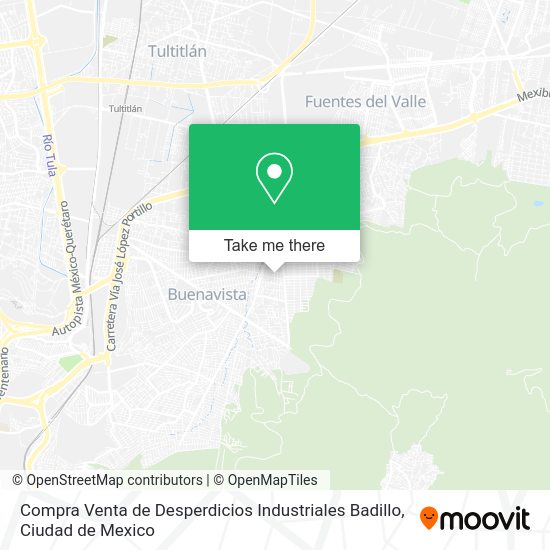 Compra Venta de Desperdicios Industriales Badillo map