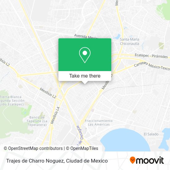 Mapa de Trajes de Charro Noguez