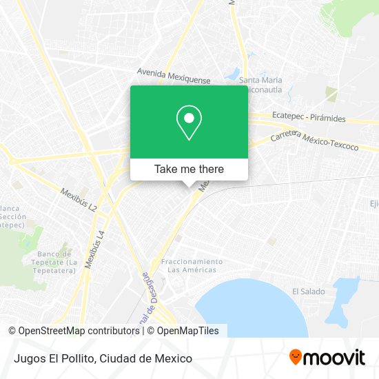 Jugos El Pollito map