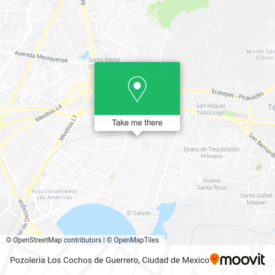 Mapa de Pozoleria Los Cochos de Guerrero