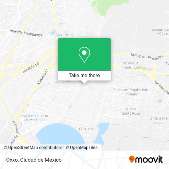 Mapa de Oxxo