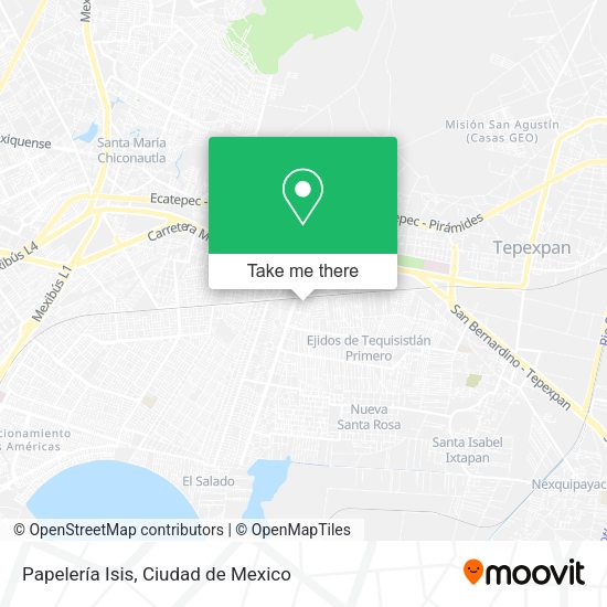 Papelería Isis map