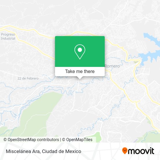 Miscelánea Ara map