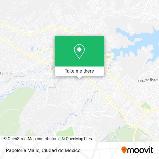 Papelería Malle map