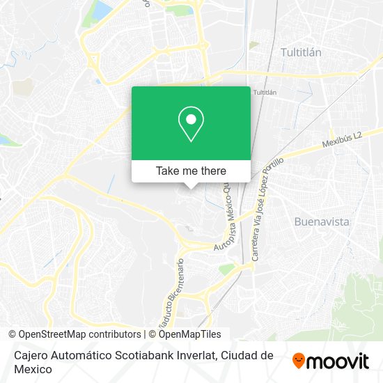 Mapa de Cajero Automático Scotiabank Inverlat