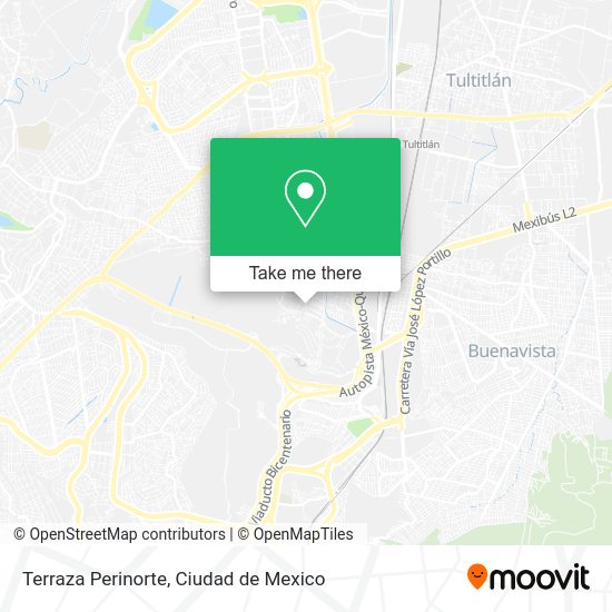 Terraza Perinorte map