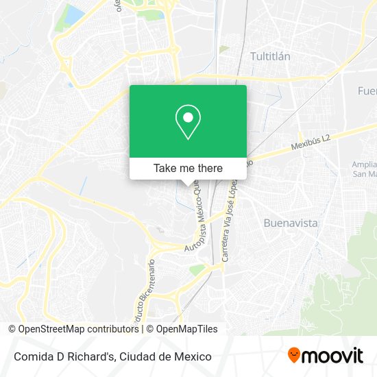 Mapa de Comida D Richard's