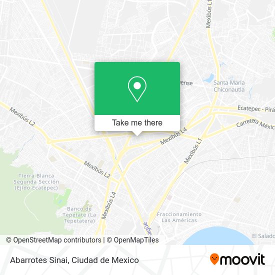 Mapa de Abarrotes Sinai