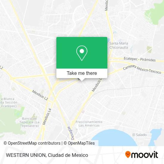 WESTERN UNION map