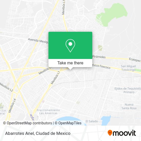 Abarrotes Anel map