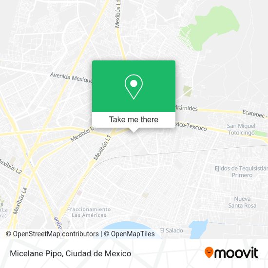Mapa de Micelane Pipo