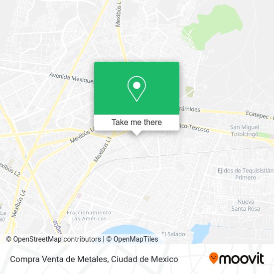 Compra Venta de Metales map