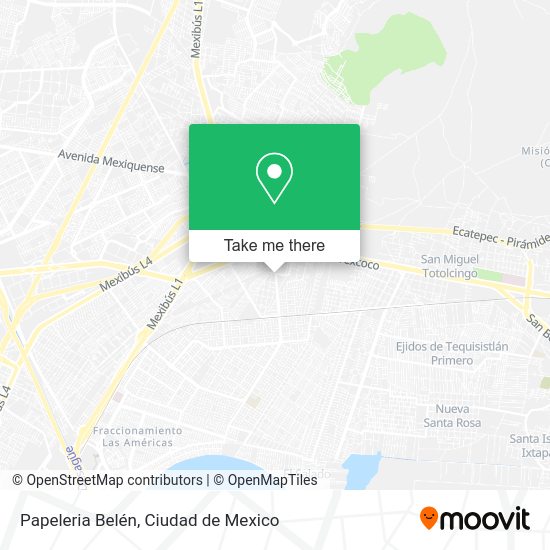 Papeleria Belén map