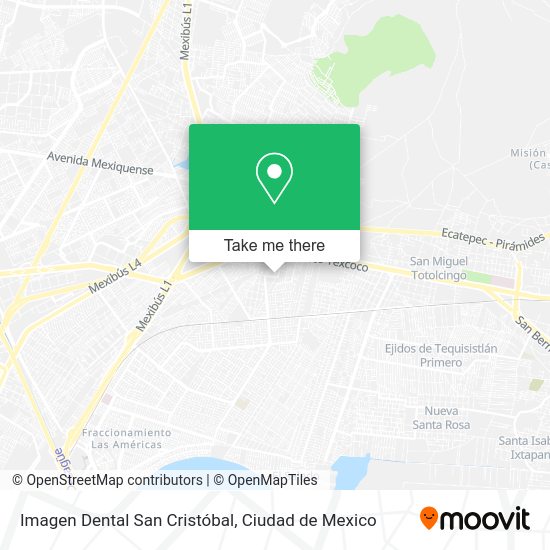 Imagen Dental San Cristóbal map