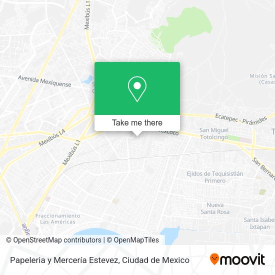 Papeleria y Mercería Estevez map