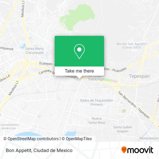 Mapa de Bon Appetit