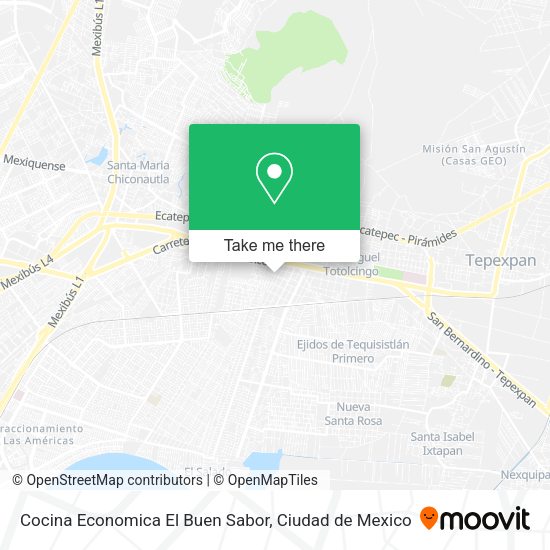 Cocina Economica El Buen Sabor map