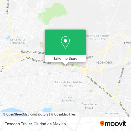Texcoco Trailer map