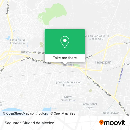Seguntor map
