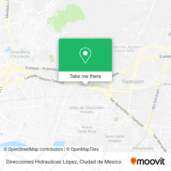 Direcciones Hidraulicas López map