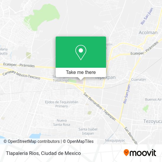 Mapa de Tlapaleria Rios