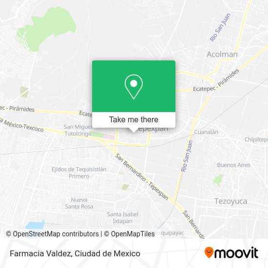 Farmacia Valdez map