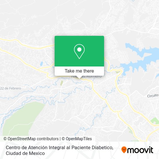 Centro de Atención Integral al Paciente Diabetico map