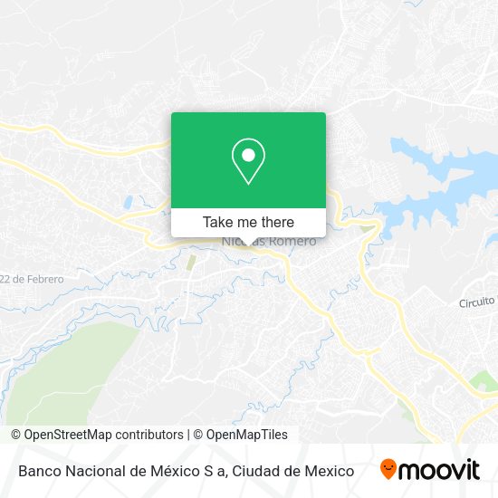 Banco Nacional de México S a map