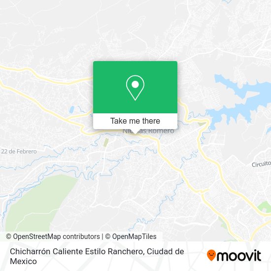 Mapa de Chicharrón Caliente Estilo Ranchero
