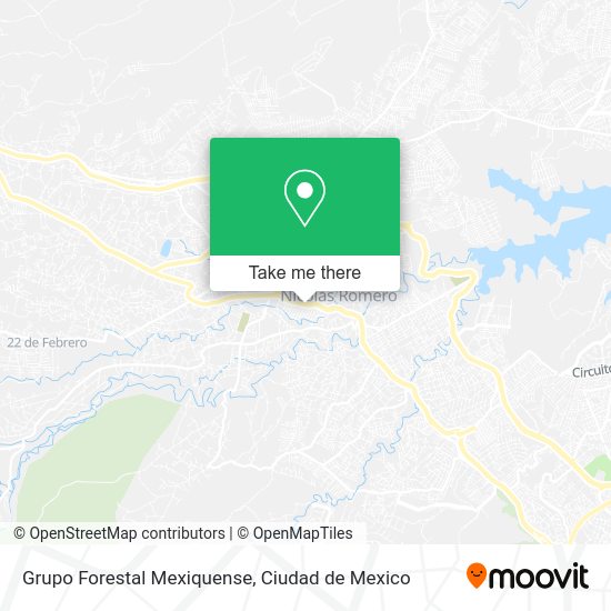 Mapa de Grupo Forestal Mexiquense