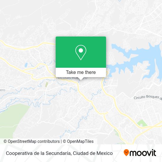Mapa de Cooperativa de la Secundaría