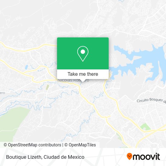 Mapa de Boutique Lizeth