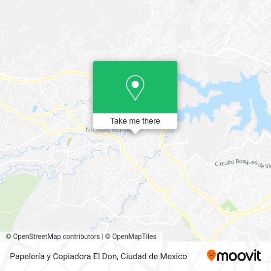 Papelería y Copiadora El Don map