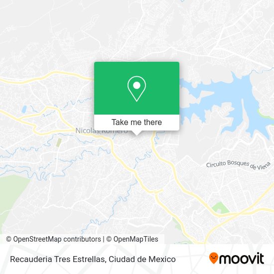 Recauderia Tres Estrellas map