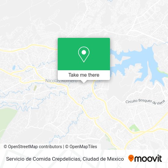 Servicio de Comida Crepdelicias map