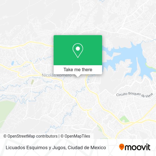 Licuados Esquimos y Jugos map